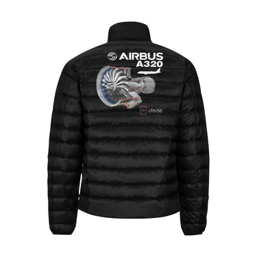 Airbus A320 Men's Stand Collar Padded Jacket e-joyer